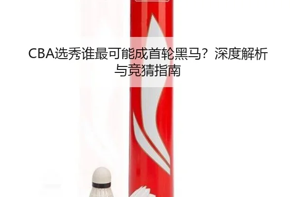 CBA选秀谁最可能成首轮黑马？深度解析与竞猜指南